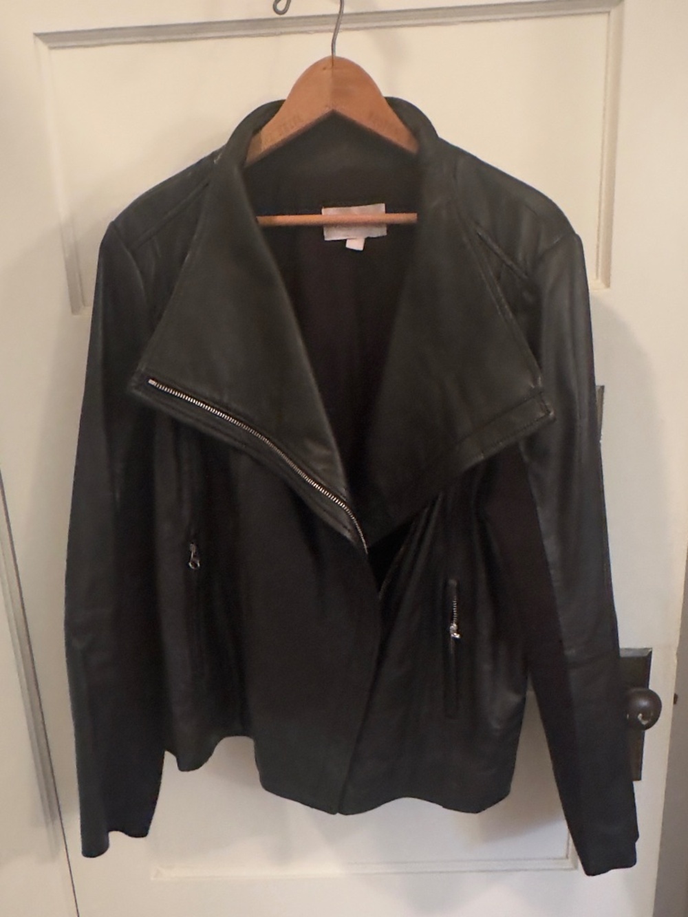 Chelsea 28 Black Moto Jacket size XXL